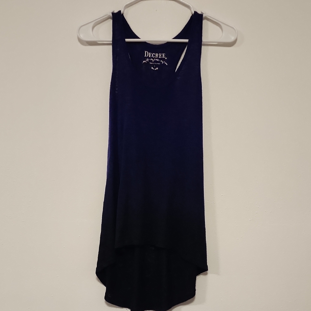 Decree Deep Purple Tank Top